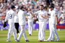 England’s Gus Atkinson (second right) has impressed since breaking onto the Test scene (Nick Potts/PA)