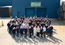 Lowestoft-based staff members of Harrod UK Ltd mark 70 years. Picture: Harrod UK Ltd