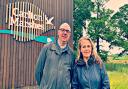 Dean Parkin and Naomi Jaffa at Carlton Marshes