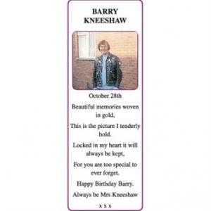 KNEESHAW BARRY