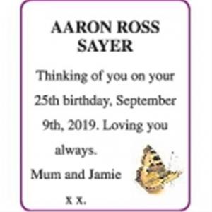 AARON ROSS SAYER