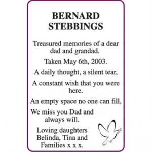 BERNARD STEBBINGS