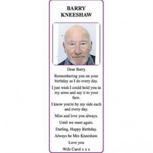 KNEESHAW BARRY