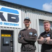 Bradley Moore and Kyle Moore, of KB Auto Recovery. Picture: KB Auto Recovery