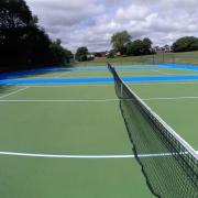 The newly refurbished tennis courts at Normanston Park in Lowestoft. Picture: Lowestoft Town Council