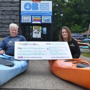 Oulton Broad Water Sports Centre has received a vital donation from a supermarket chain