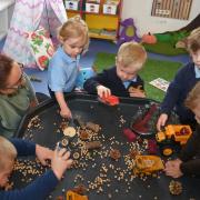 Pupils at The Old School Henstead. Picture: Mick Howes