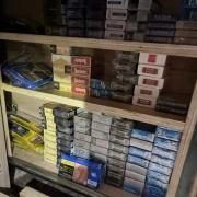 Some of the illegal tobacco seized during raids in Lowestoft. Picture: Suffolk Trading Standards