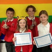 Grove Primary School's gardening efforts have been recognised