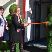 The official opening of the new Nucleus Employability Hub at East Coast College in Lowestoft. Sarah Hancock, HR Director for Sizewell C, and Rachel Bunn, Director of Commercial, Projects and Community at the college. Picture: Mick Howes