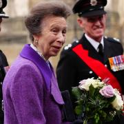 Princess Anne pictured in Edinburgh last week