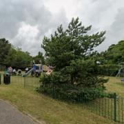 Damage was caused to the play area near Winston Road in Reydon. Picture: Google Images