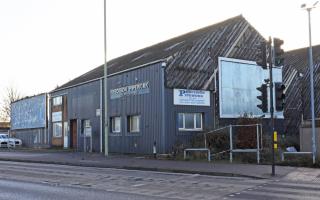 The proposed application site for the new Krispy Kreme outlet at the former Precision Pipework on Horn Hill in Lowestoft. Picture: Mick Howes