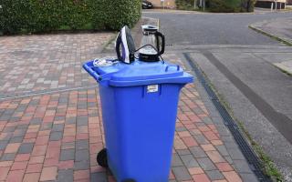 Householders in East Suffolk are being urged to recycle their electricals via a new kerbside collections trial. Picture: Mick Howes