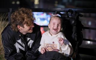 Tom Grennan and Emily Mullen at the switch on of this year’s Oxford Street Christmas lights in London, in partnership with Great Ormond Street Hospital Charity (GOSH Charity). Photo credit: David Parry/PA Media Assignments