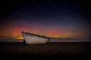 The Northern Lights photographed on Cley Beach Picture: Matthew Usher