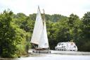 Boats on the River Bure near Horning.