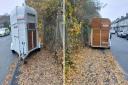 Police remove a trailer and issued Traffic Offence Reports for path blockage