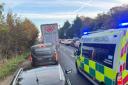 The A12 has been reopened in both directions after a crash between a car and a van near the Suffolk-Essex border. 