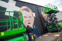 A new Ed Sheeran mural is going up in Sir Alf Ramsey Way