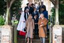 The Royal Family after attending the Christmas Day church service at St Mary Magdalene Church in 2023