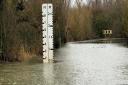 The Welney Wash Road remains submerged