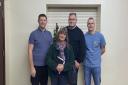 Haddiscoe Parish Council members. From left to right: Chris Chidgey (chair), Sari Kelsey, Ian Fulcher, and Chris Johnson