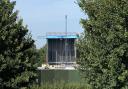 First glimpse of the stage for the Chantry Park concerts Picture: STEPHEN BAILEY