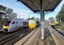 Passengers were a rarity on Ipswich station during the lockdown.