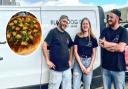 Andy Storer, Charlotte Gullefer and Michael Anfilogoff run Black Dog Pizza Co.