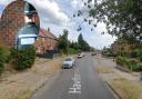 Hawthorn Avenue in Lowestoft. Inset: A Suffolk Constabulary officer. Pictures: Google Images/Newsquest