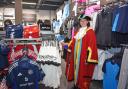 Deputy mayor of Lowestoft Elise Youngman at the opening of the new JD Sports store in Lowestoft town centre. Picture: Mick Howes