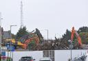 Demolition of the Battery Green car park in Lowestoft is gathering pace. Picture: Mick Howes