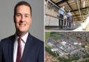 Health secretary Wes Streeting, left, has confirmed rebuilds of the QEH and James Paget will go ahead