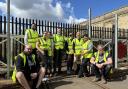 Members from the GBRTT Volunteering party at Lowestoft railway station. Picture: Lowestoft Central Project