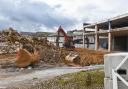 The ongoing partial demolition of the Battery Green car park in Lowestoft is gathering pace. Picture: Mick Howes