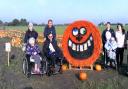 Residents of Oulton Park Care Centre visit the pumpkin patch