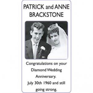 PATRICK and ANNE BRACKSTONE