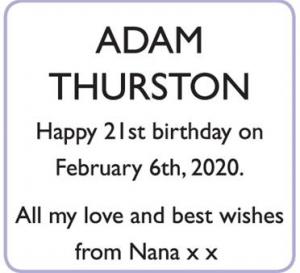 ADAM THURSTON