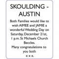 SKOULDING - AUSTIN