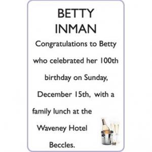 BETTY INMAN