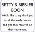 BOON BETTY & BIBBLER