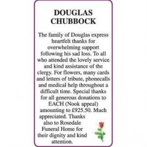 DOUGLAS CHUBBOCK