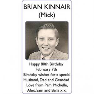 BRIAN (Mick) KINNAIR