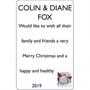 COLIN and DIANE FOX