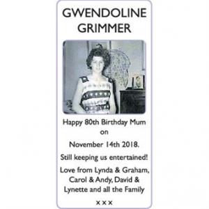 GRIMMER GWENDOLINE