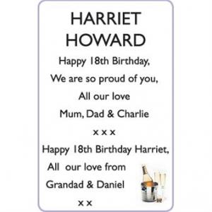 HARRIET HOWARD