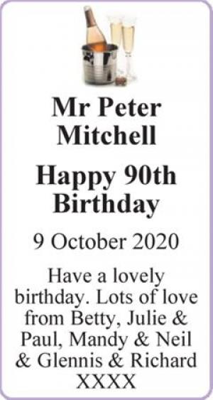 Mr Peter Mitchell