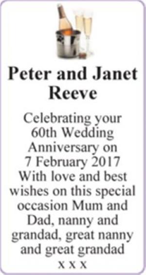 Peter and Janet Reeve