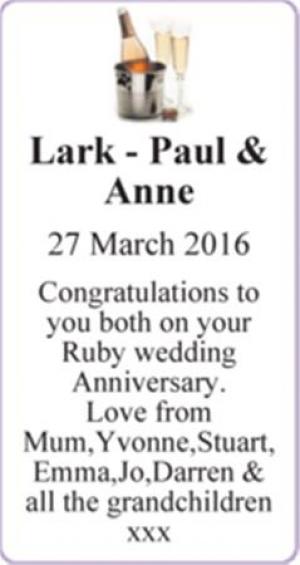 Lark - Paul & Anne